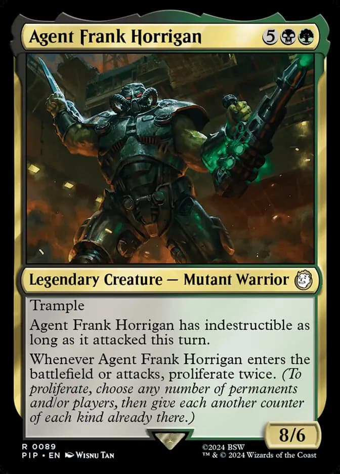 Card image of Agent Frank Horrigan