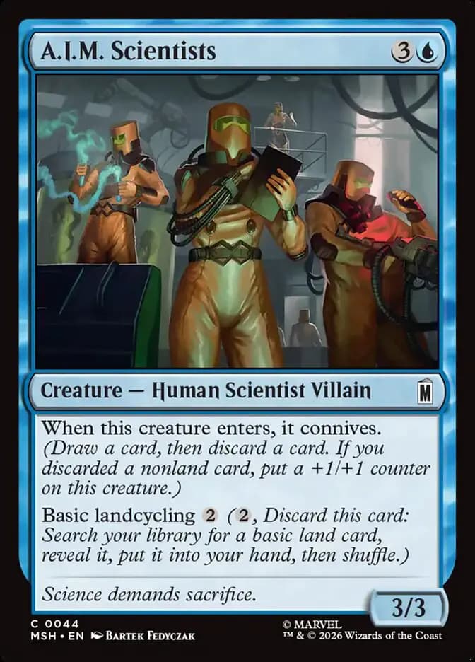 Card image of A.I.M. Scientists