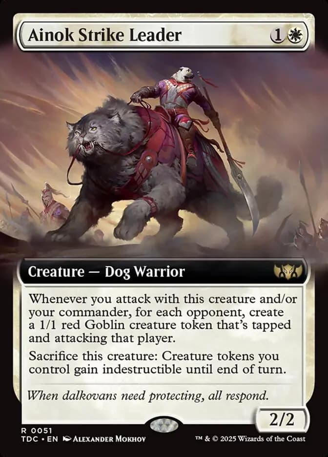 Card image of Ainok Strike Leader