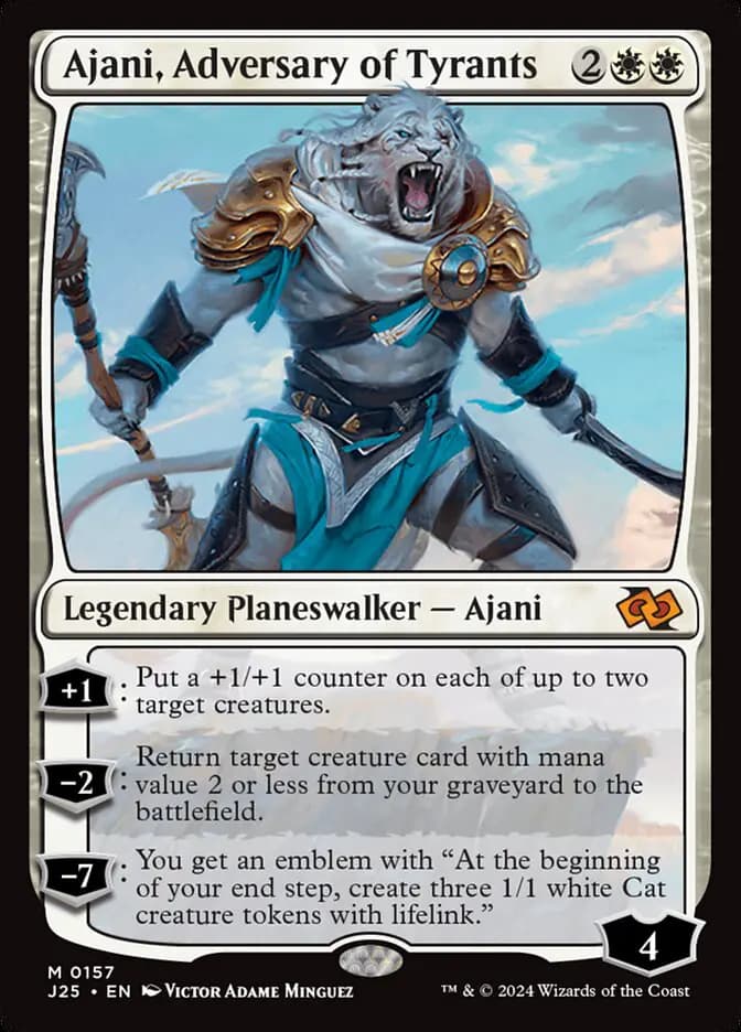 Card image of Ajani, Adversary of Tyrants