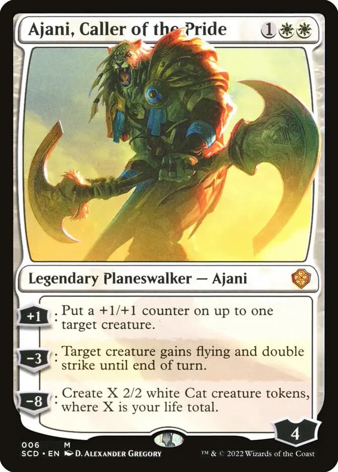 Card image of Ajani, Caller of the Pride