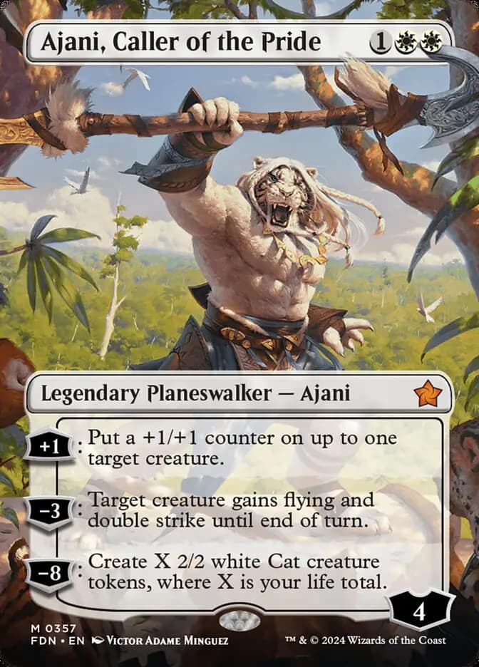 Card image of Ajani, Caller of the Pride