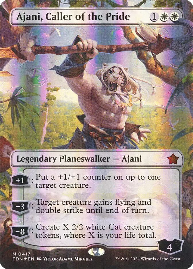 Card image of Ajani, Caller of the Pride