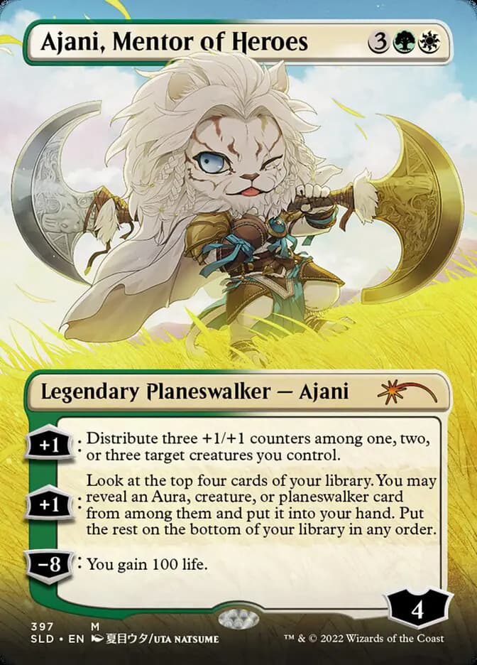 Card image of Ajani, Mentor of Heroes