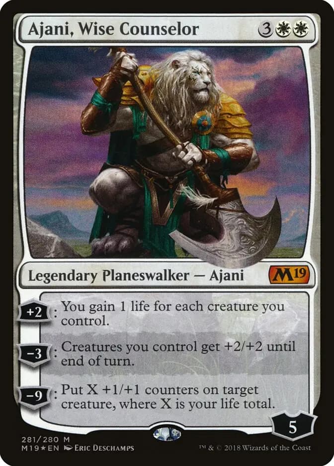 Card image of Ajani, Wise Counselor