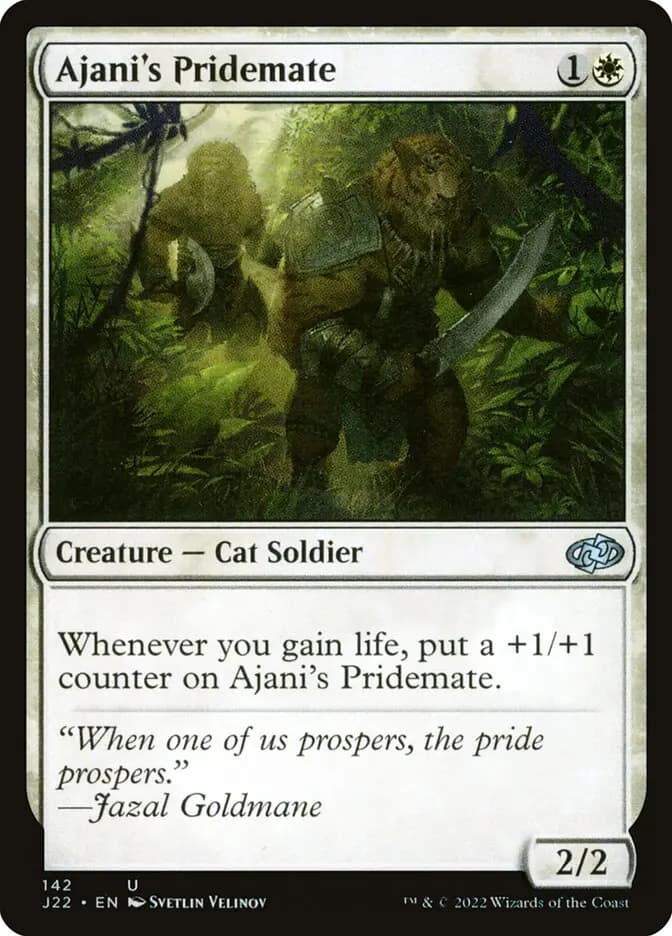 Card image of Ajani's Pridemate