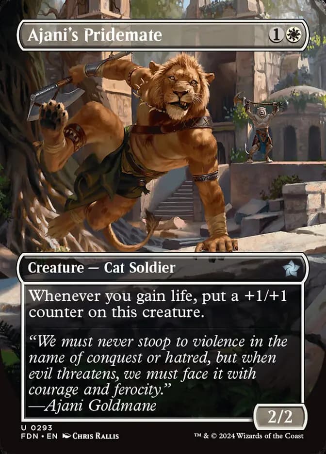 Card image of Ajani's Pridemate