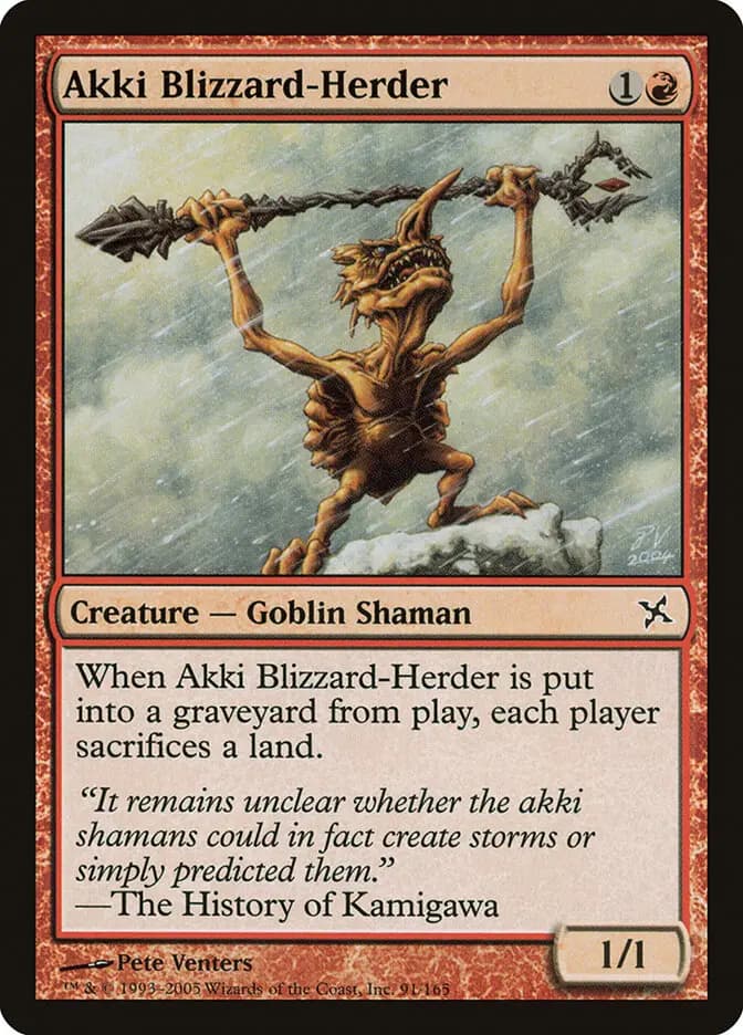 Card image of Akki Blizzard-Herder