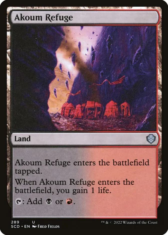 Card image of Akoum Refuge