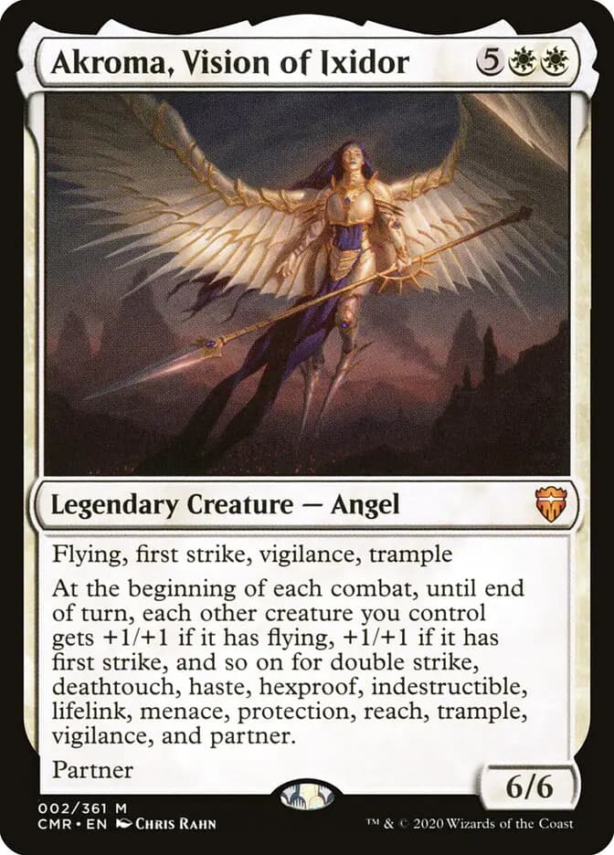 Card image of Akroma, Vision of Ixidor