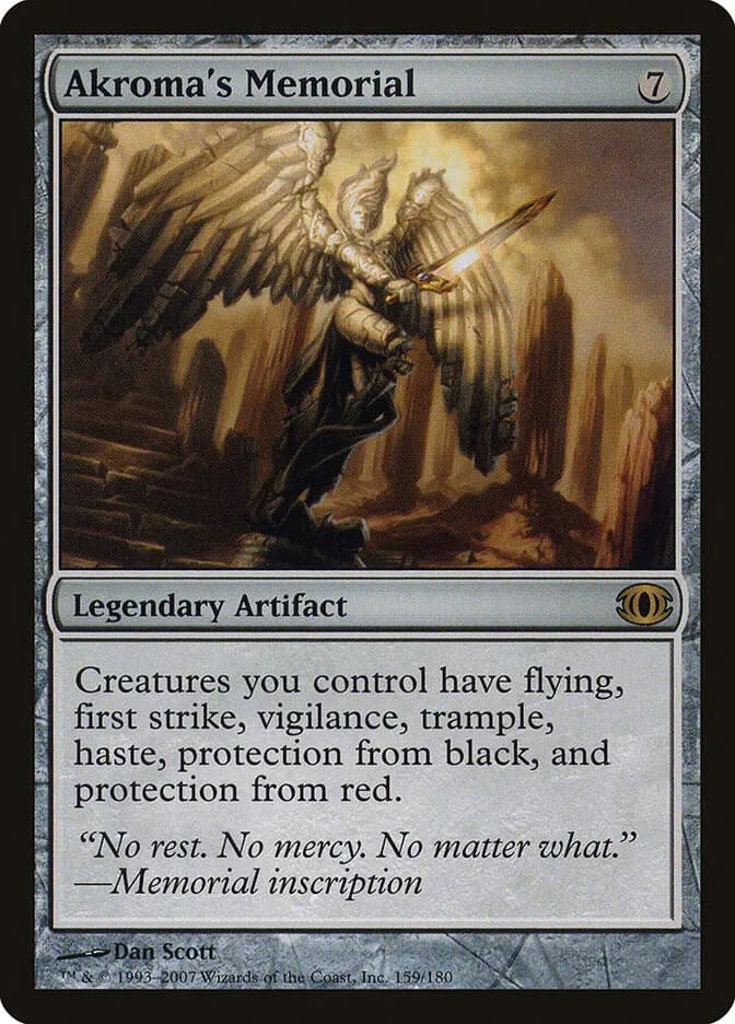 Card image of Akroma's Memorial