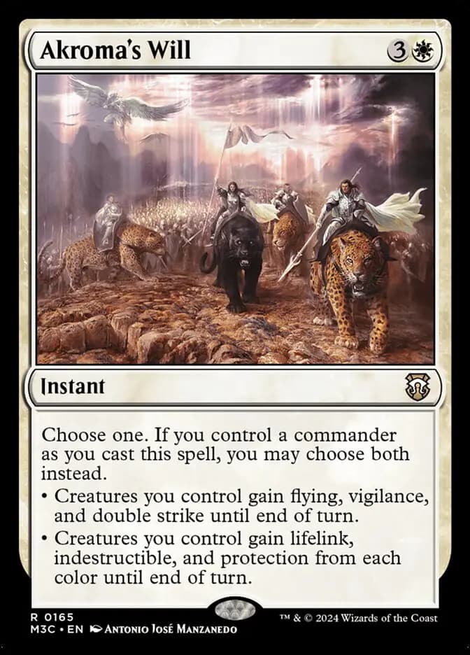 Card image of Akroma's Will