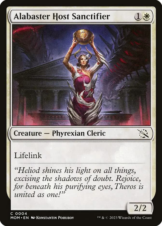 Card image of Alabaster Host Sanctifier