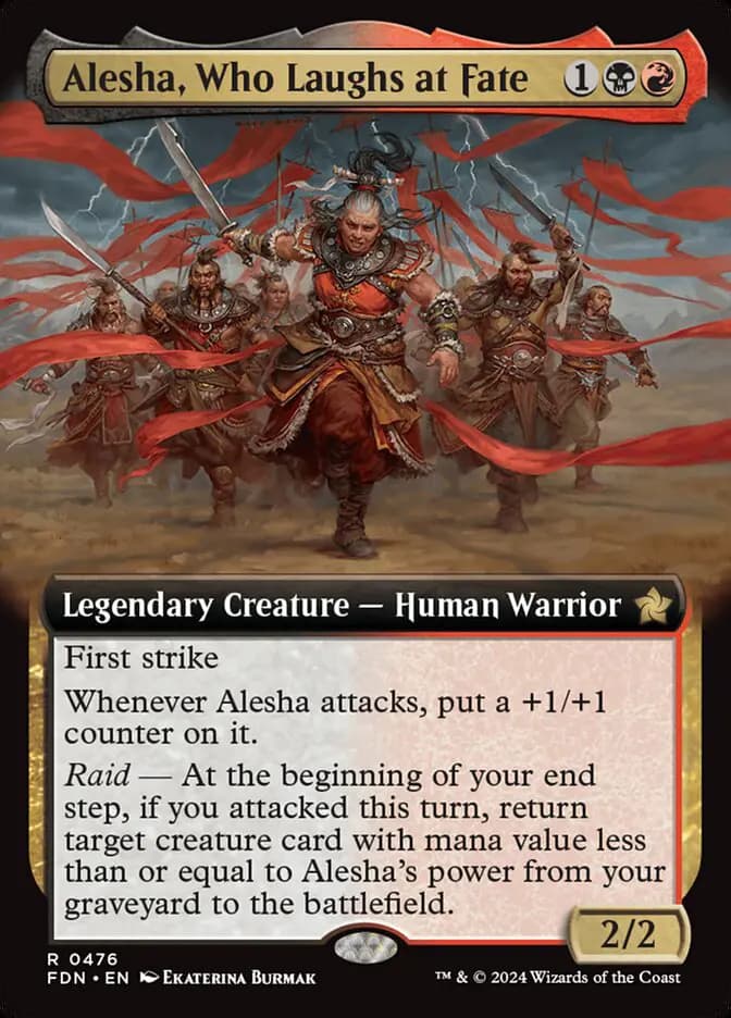Card image of Alesha, Who Laughs at Fate