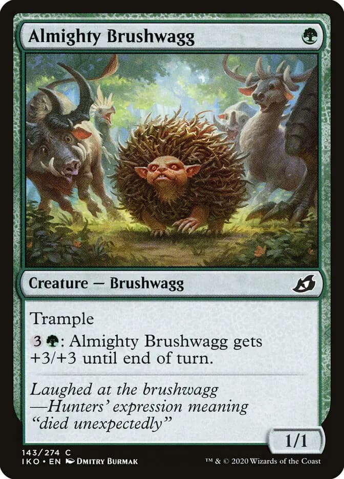 Card image of Almighty Brushwagg