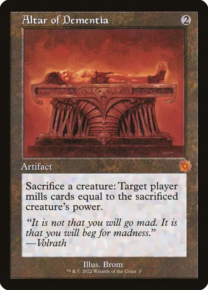 Card image of Altar of Dementia