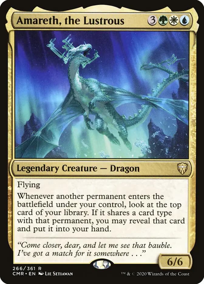 Card image of Amareth, the Lustrous