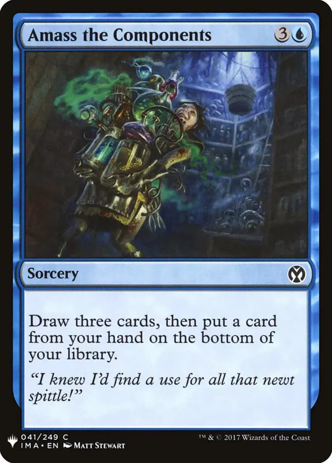 Card image of Amass the Components