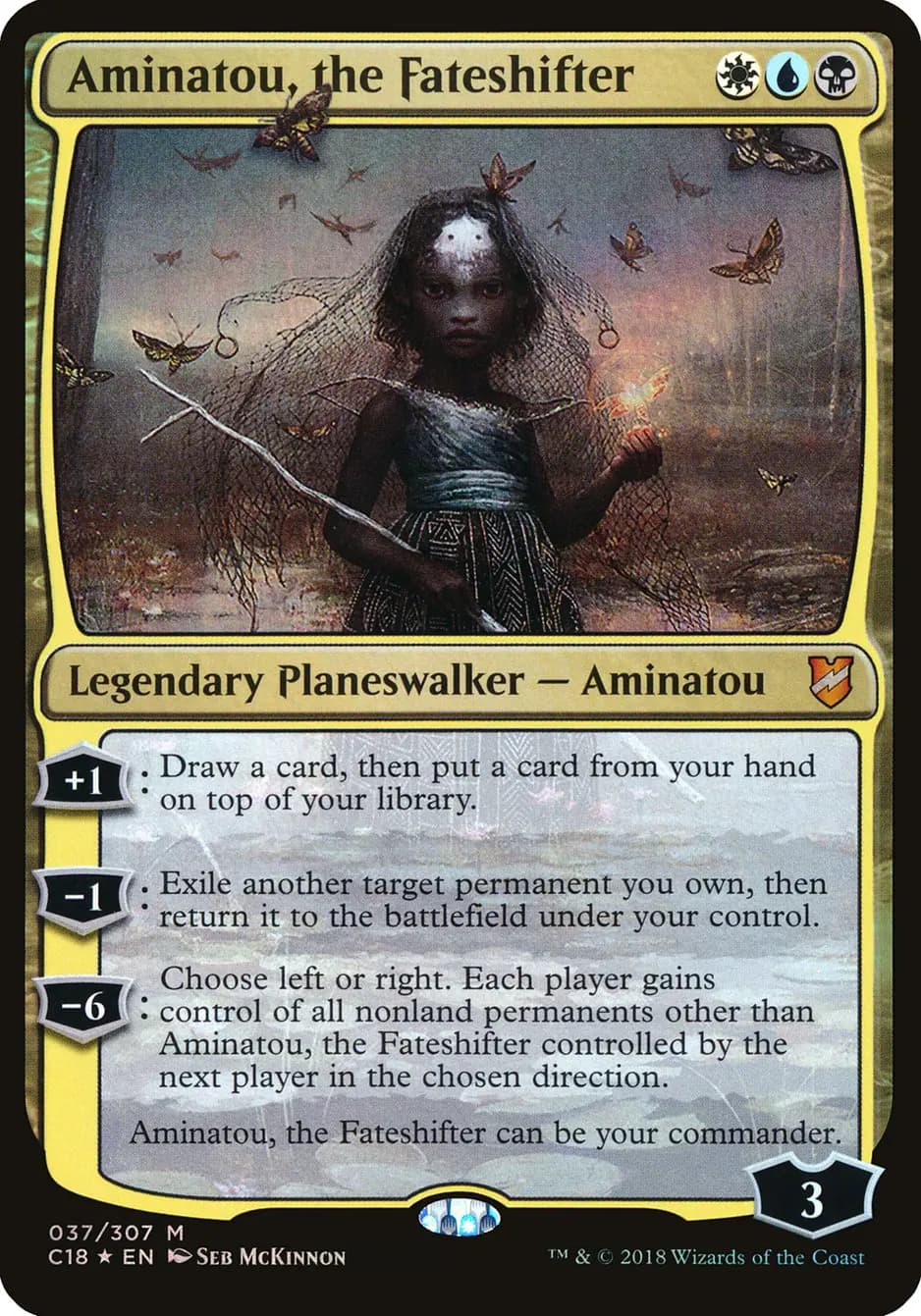 Card image of Aminatou, the Fateshifter