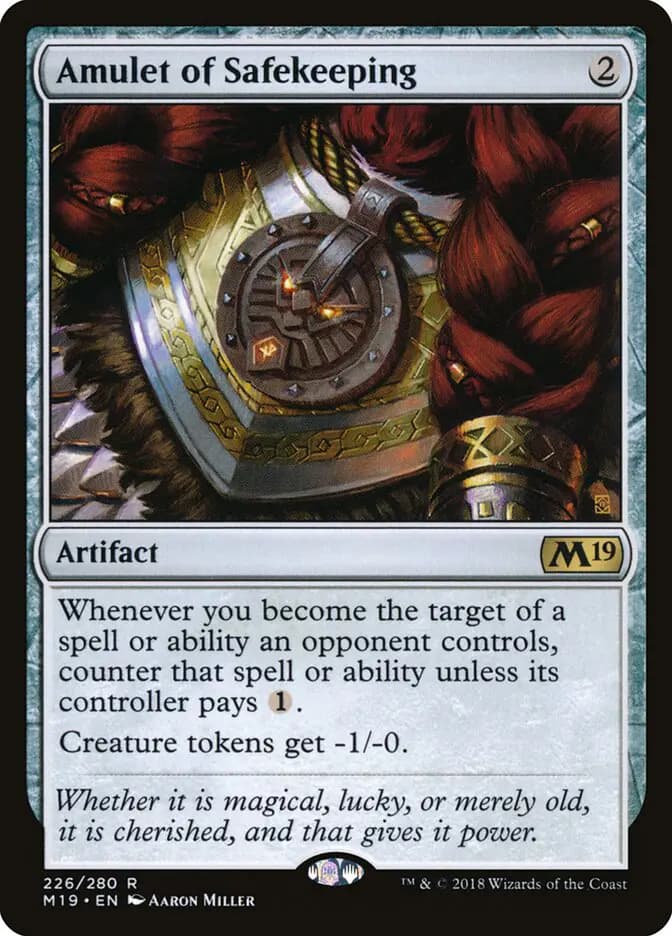 Card image of Amulet of Safekeeping
