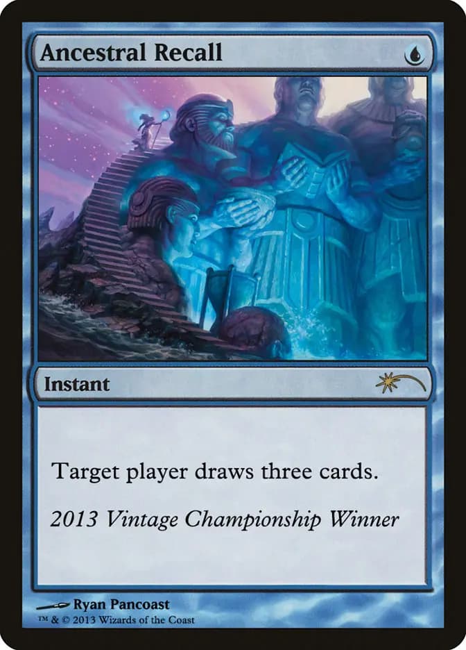 Card image of Ancestral Recall