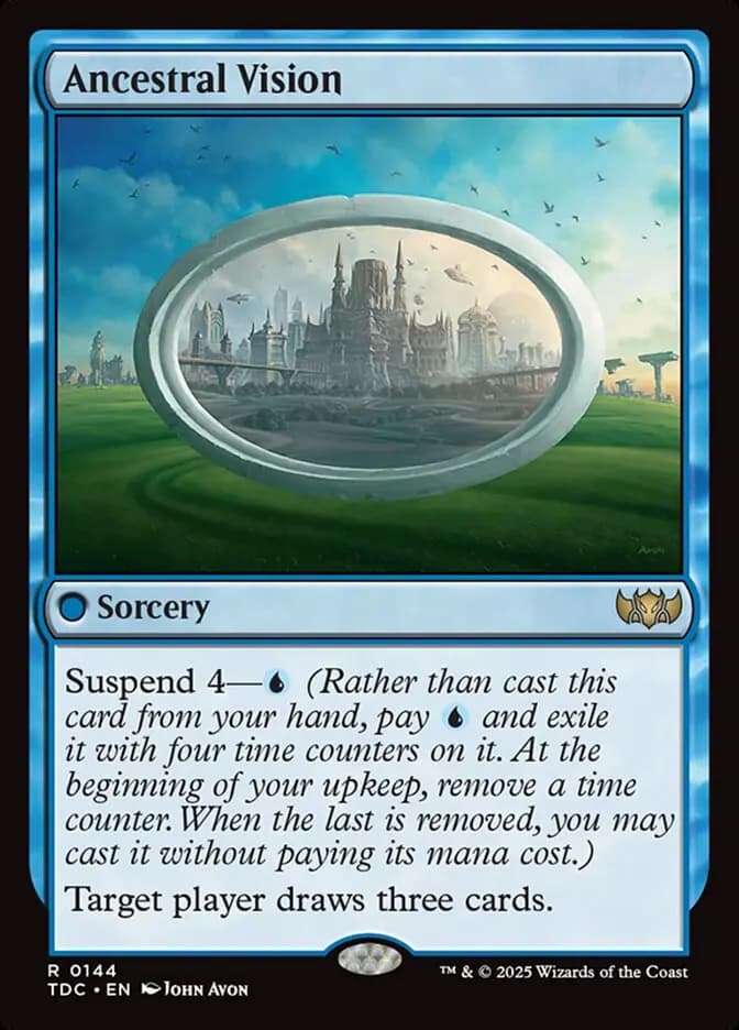 Card image of Ancestral Vision