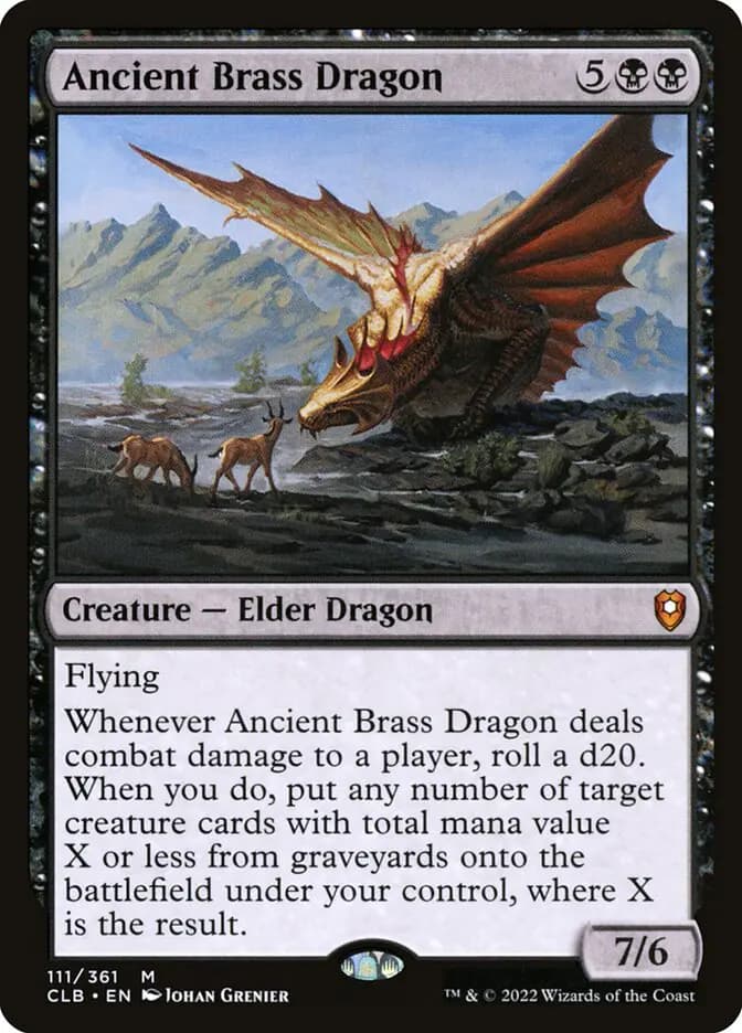 Card image of Ancient Brass Dragon