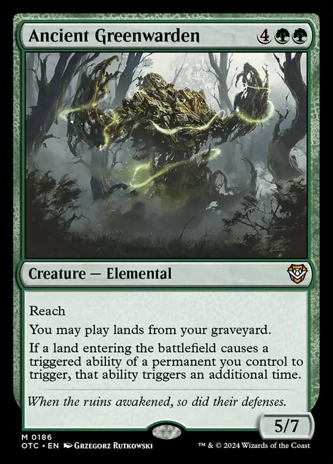 Card image of Ancient Greenwarden