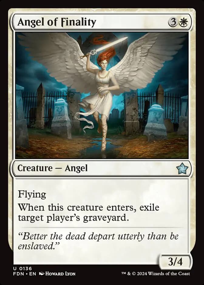 Card image of Angel of Finality