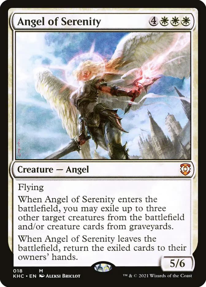 Card image of Angel of Serenity