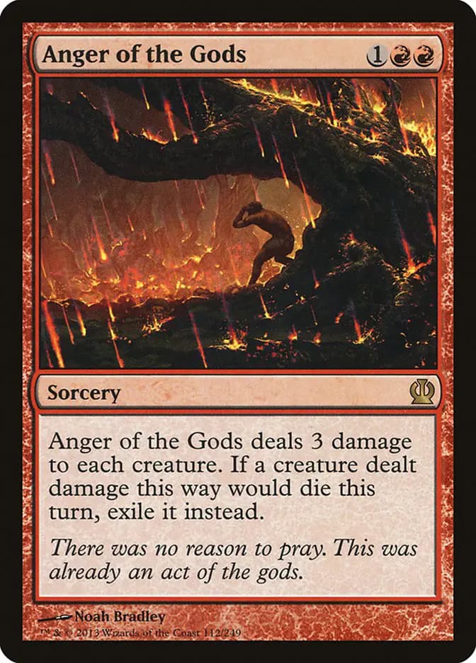 Card image of Anger of the Gods