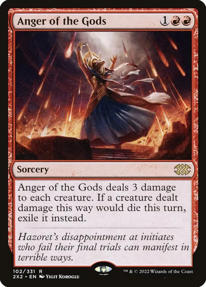 Card image of Anger of the Gods