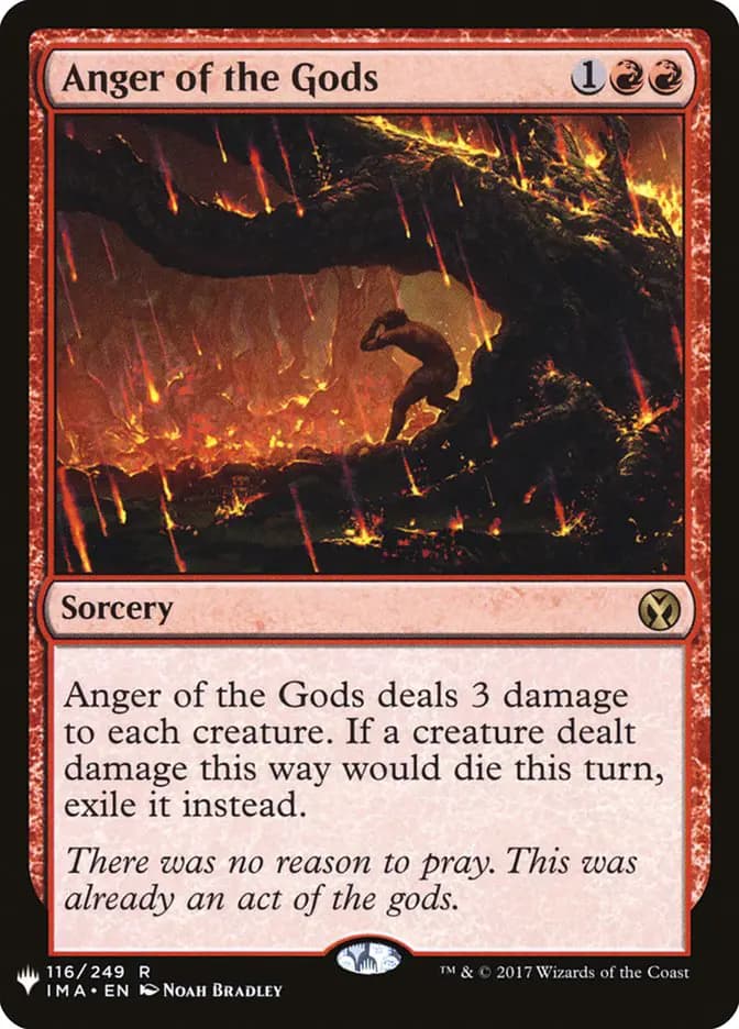 Card image of Anger of the Gods