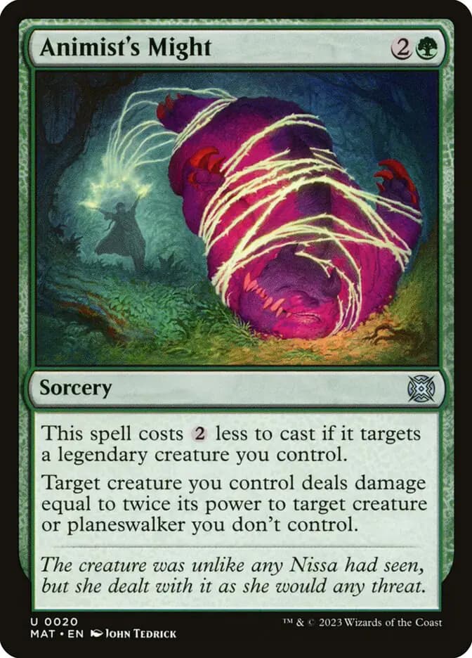 Card image of Animist's Might