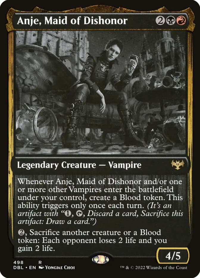 Card image of Anje, Maid of Dishonor