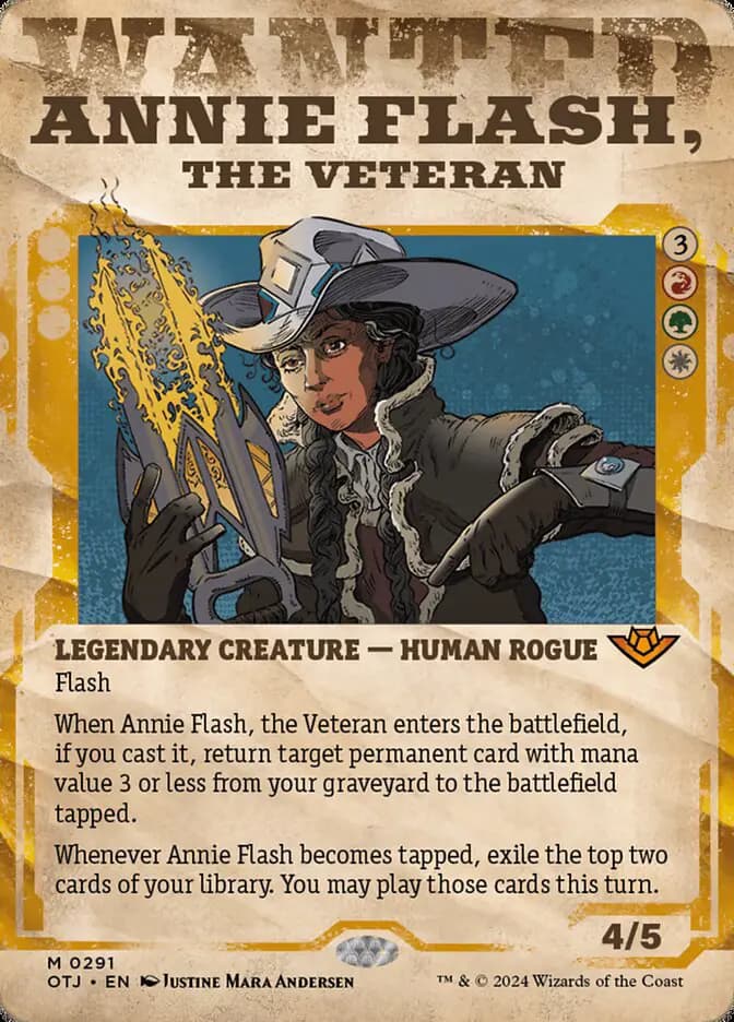 Card image of Annie Flash, the Veteran