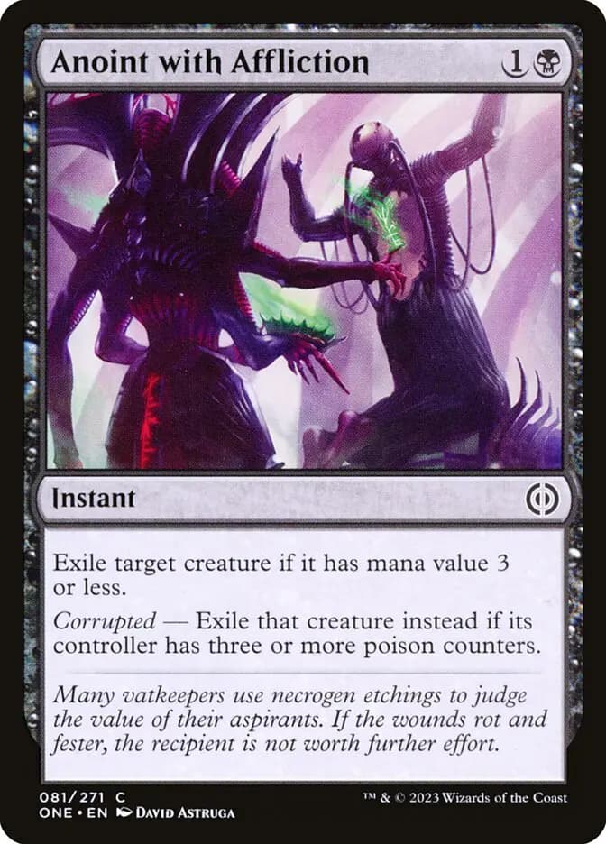 Card image of Anoint with Affliction