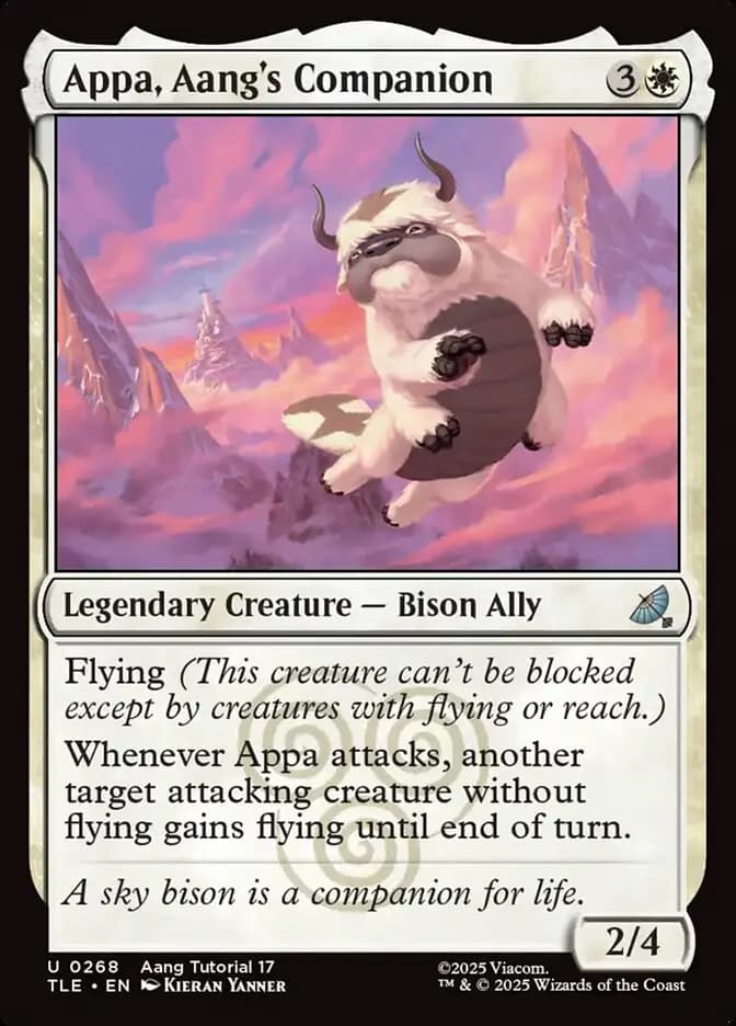 Card image of Appa, Aang's Companion