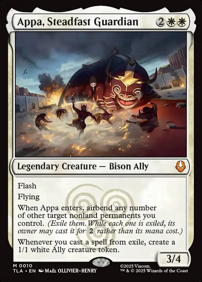 Card image of Appa, Steadfast Guardian