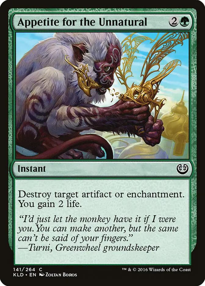 Card image of Appetite for the Unnatural