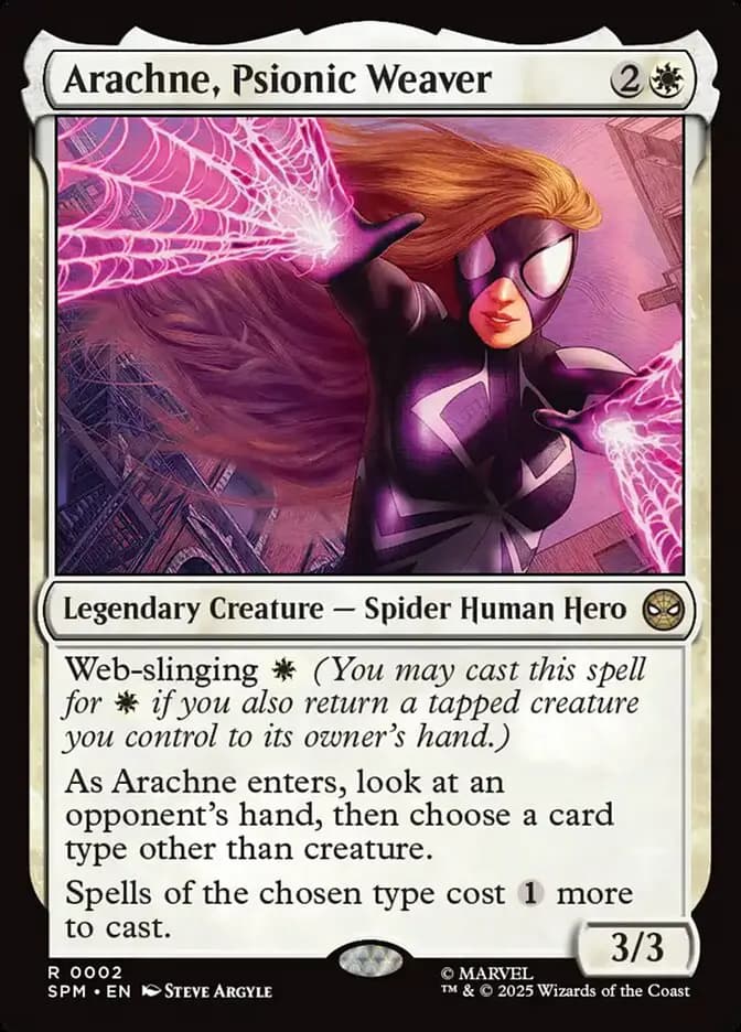 Card image of Arachne, Psionic Weaver