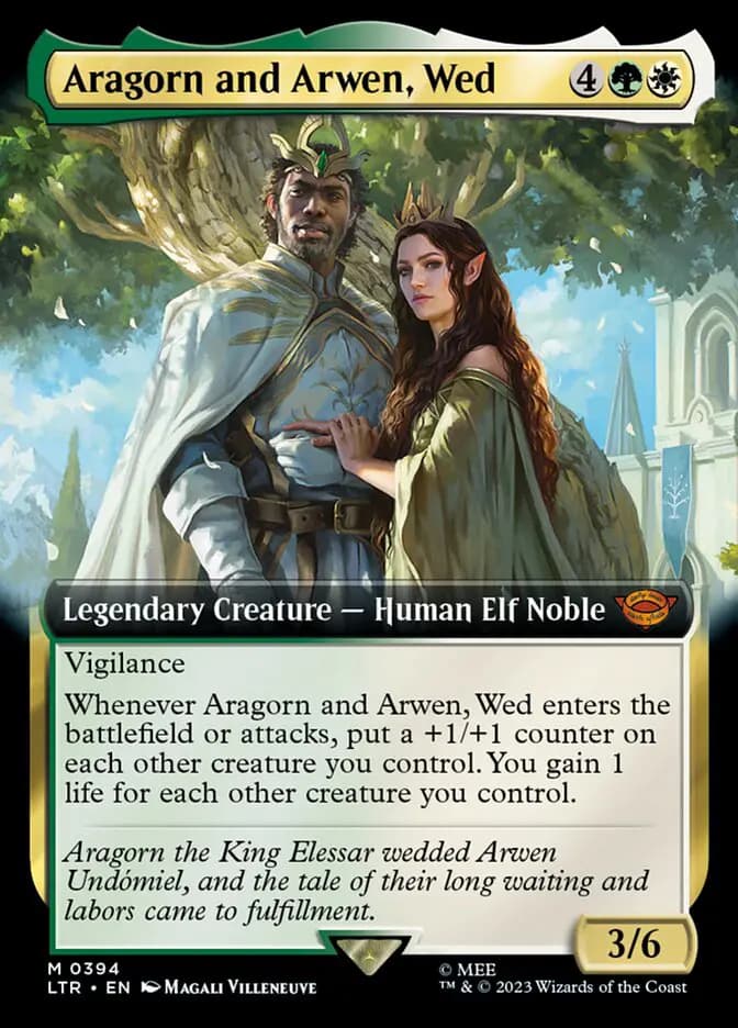 Card image of Aragorn and Arwen, Wed
