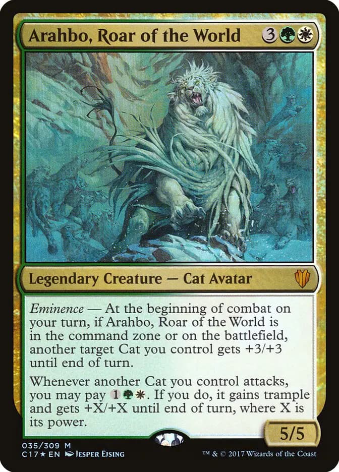 Card image of Arahbo, Roar of the World