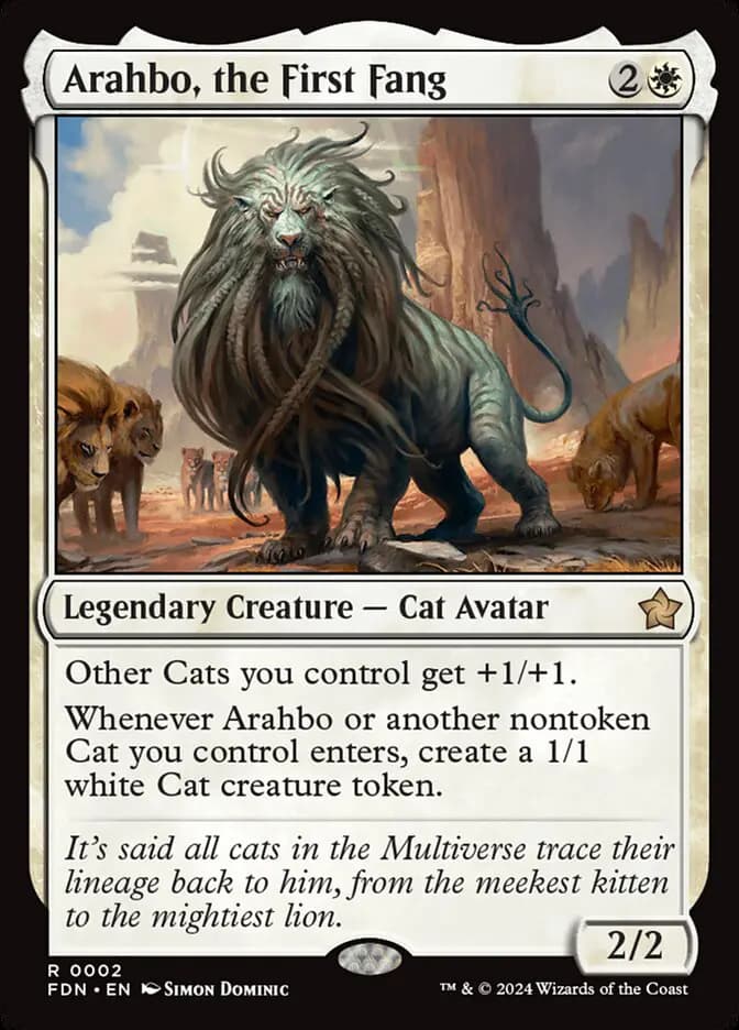 Card image of Arahbo, the First Fang