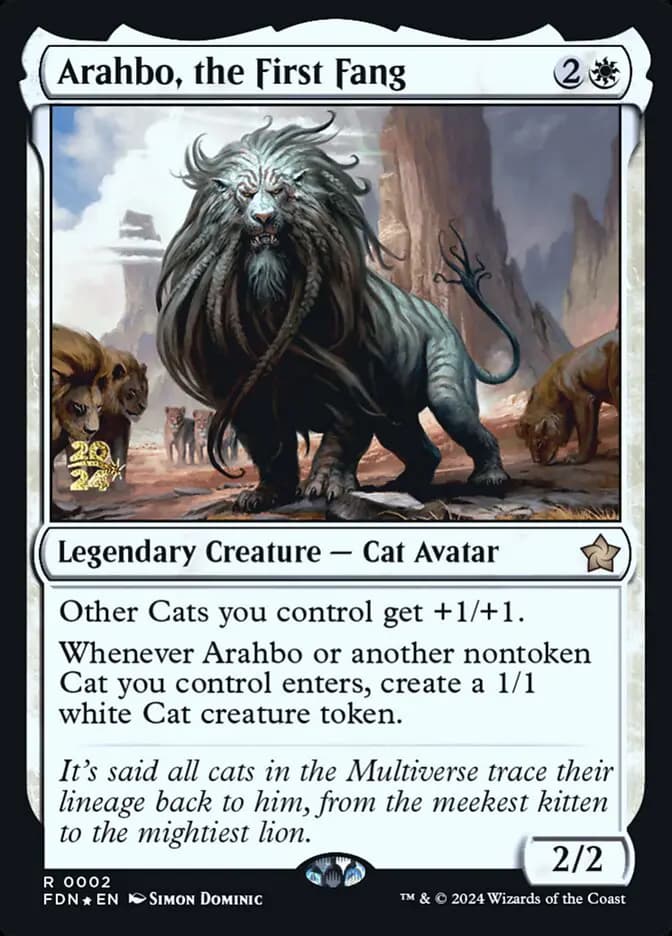 Card image of Arahbo, the First Fang