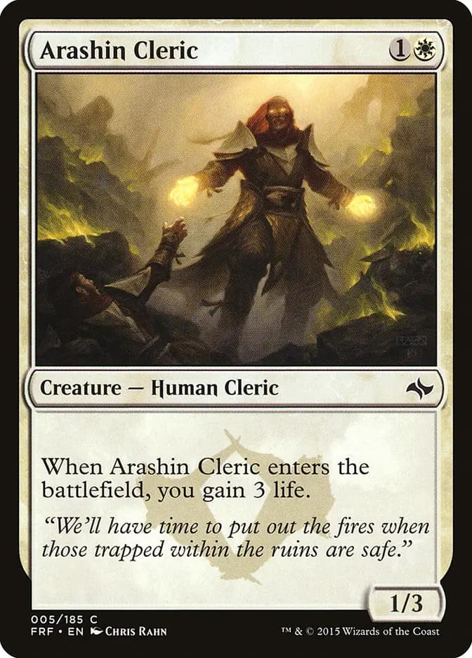 Card image of Arashin Cleric