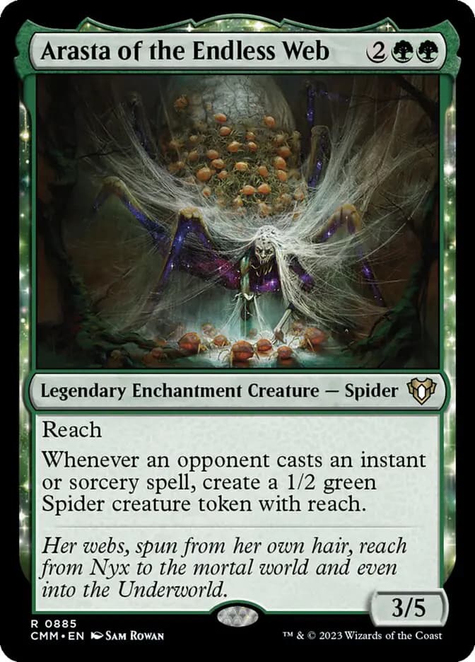 Card image of Arasta of the Endless Web