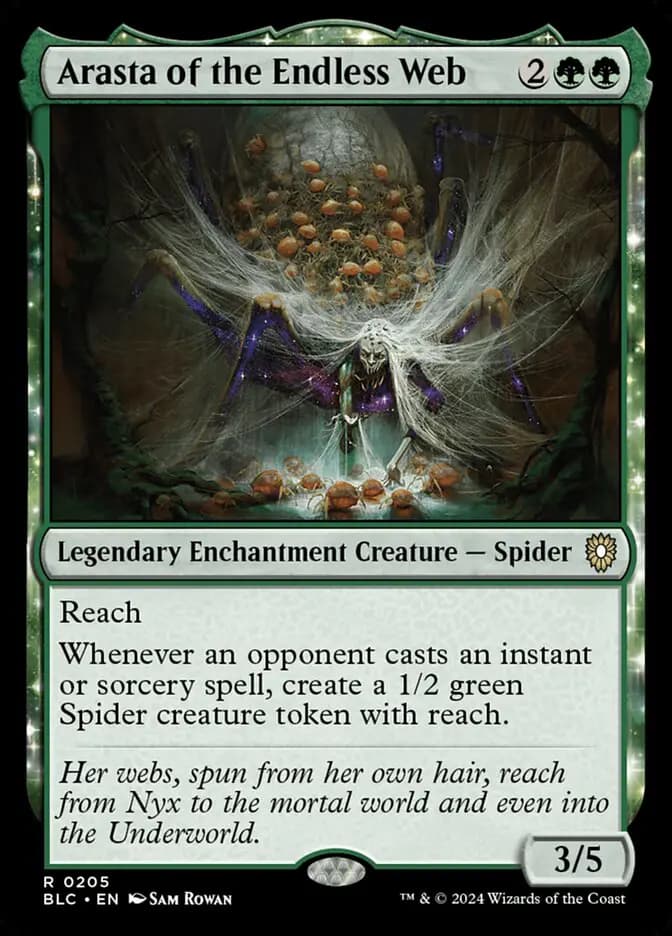 Card image of Arasta of the Endless Web