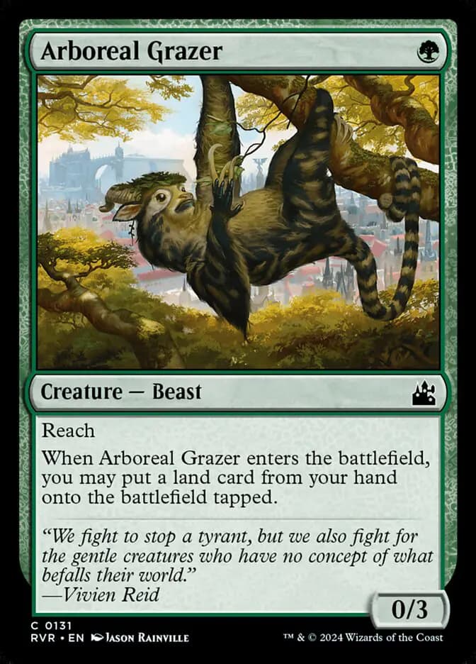 Card image of Arboreal Grazer