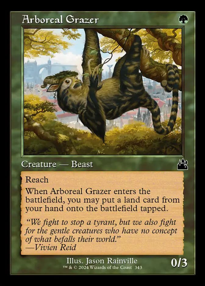 Card image of Arboreal Grazer